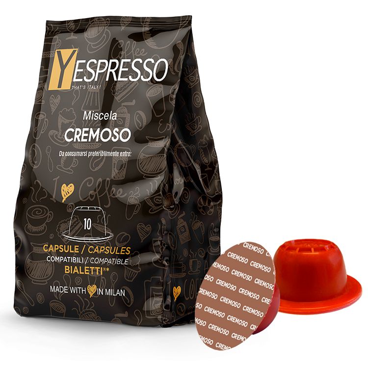 100 Capsule compatibili BIALETTI - CREMOSO